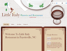 Tablet Screenshot of littleitalyfay.com